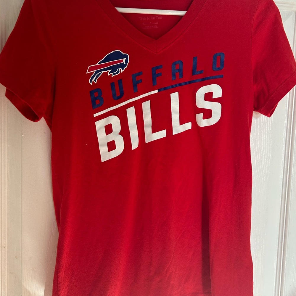 Nike Buffalo Bills Red V-Neck Tee